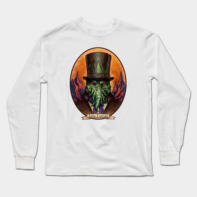 Lord Cthulhu Long Sleeve T-Shirt by ChetArt